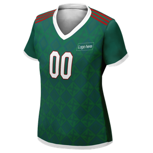 Camisa de futebol personalizada reversível para a Copa do Mundo do México com foto