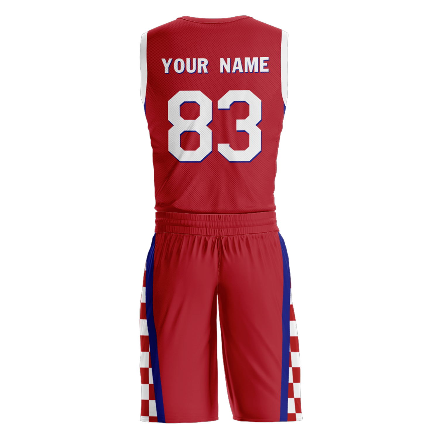 Ternos de basquete personalizados da equipe da Croácia