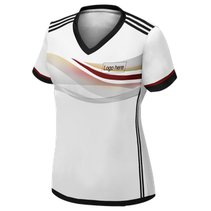 Camisa de futebol personalizada da Copa do Mundo da Alemanha autêntica com nome